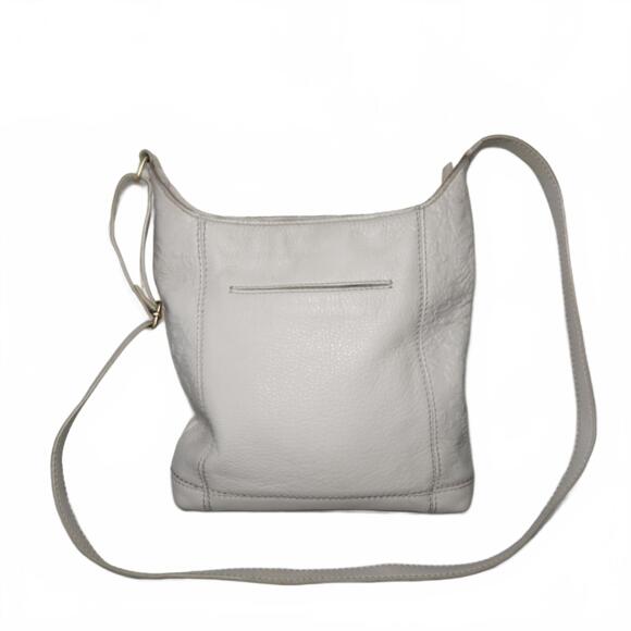 The Sak Cream Leather Crossbody Bag - Picture 1 of 11